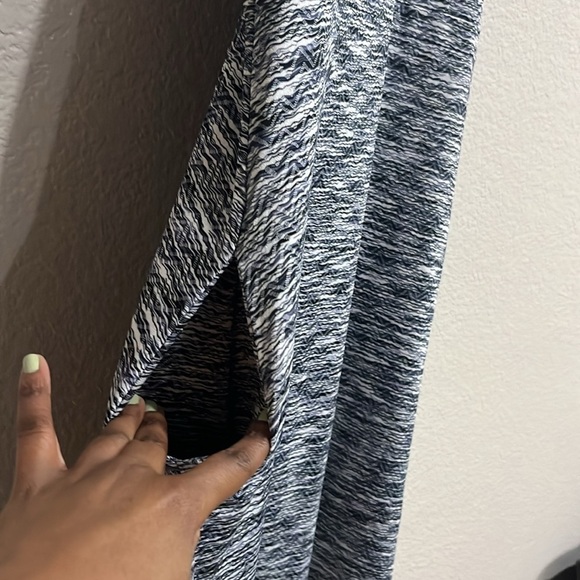 MPG Fit & Flare Mini Tank Dress Size Large Racerback Black Gray - Picture 4 of 12